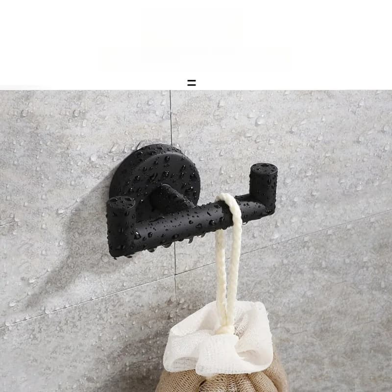 2PCS Round Edge Heavy-duty Stainless Steel Wall Hook Minimalist Style Wall Organizer for Entryway and Kitchen Small Stuff