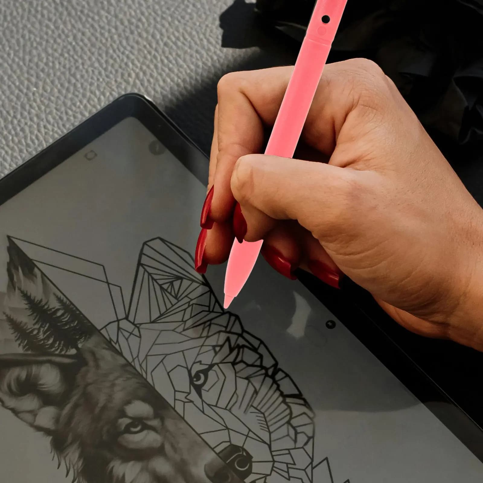 Penna stilo per scrittura su schermo elettronico, 2 pezzi, di precisione ultraleggera per tablet LCD, appunti, disegno, touchscreen