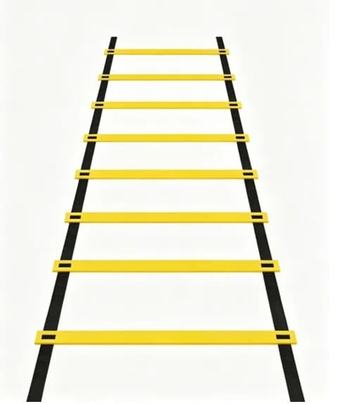 Multifunctional agile ladder adjustable agile ladder rope jumping ladder football fitness speed and pace training equipment