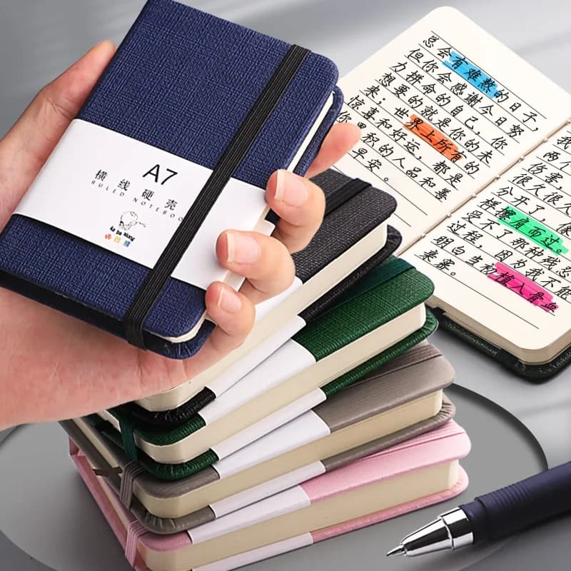 Mini Taccuino Portatile A7, Diario, Agenda, Organizer, Cancelleria Scolastica e da Ufficio, Articoli per il Ritorno a Scuola