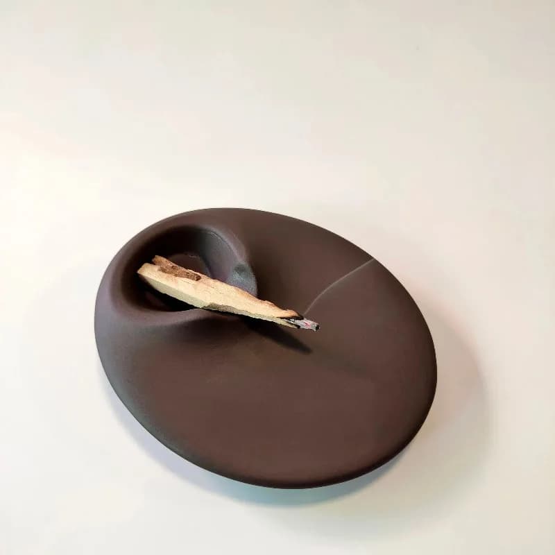 Portaincenso Palo Santo in cemento per bastoncini di legno naturale Cono di incenso Meditazione Yoga Aromaterapia Decorazioni per la casa Regalo