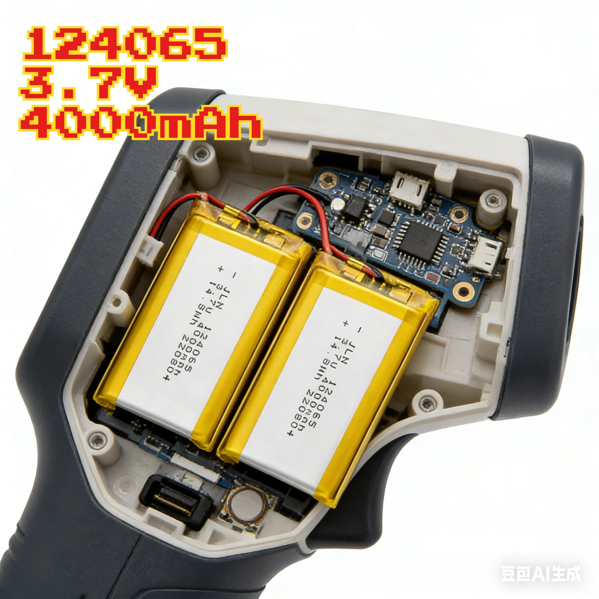 1-10PCS 124065 3.7V 4000mAh Batteria ai polimeri di litio Lipo per tablet Dispositivi medici Fotocamera Smart Lock Tablet GPS, mp3 Mp4