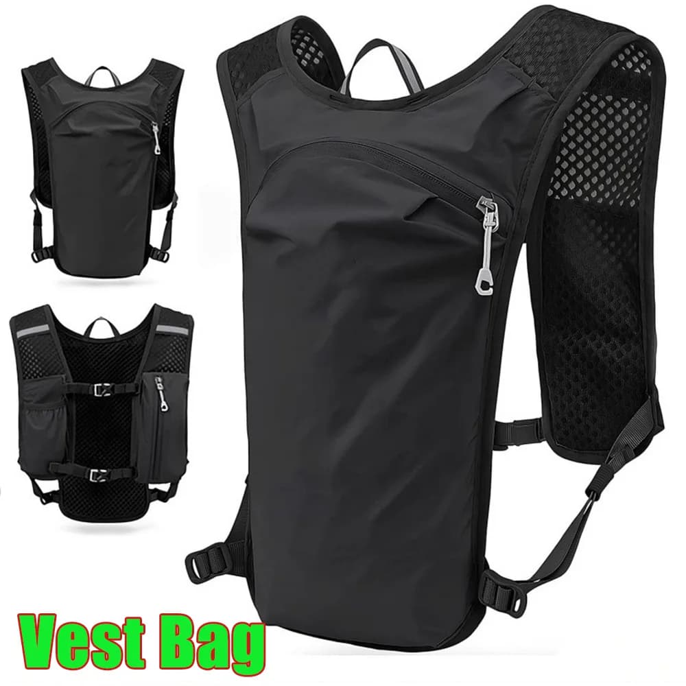 Backpack Cycling Running Hiking Breathable Sporty Vest from Trail Marathon with Water Bag Bicycle Equipment and Camping Outdoor