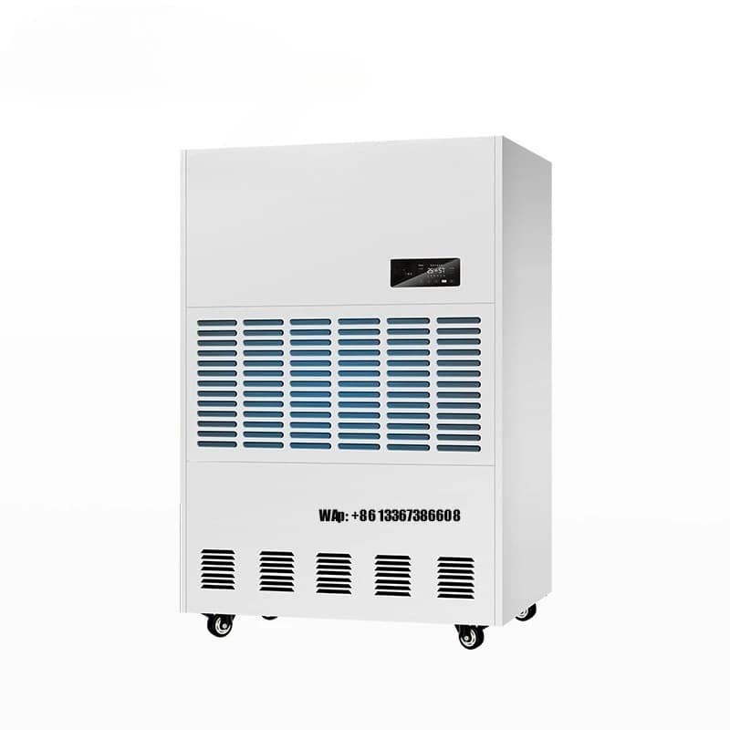 Deumidificatore Industriale Commerciale Resistente alle Alte Temperature 380L/D 480L/D con Display LED, Nuovo, per Uso in Officina
