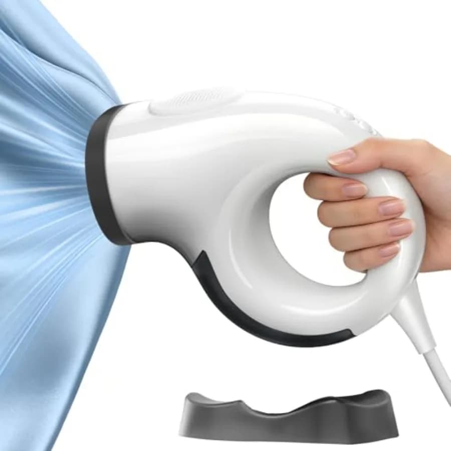 Vaporizzatore a Vapore per Vestiti Portatile con Aspirazione da 2800Pa e Riscaldamento in 25s, Vaporizzatore per Indumenti Senza Gocciolamento