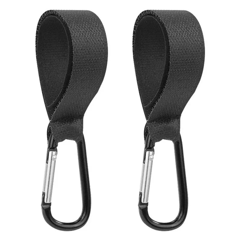 2/5pcs Passeggino Gancio Clip In Lega di Alluminio Moschettone Carrello Organizzatore Borsa Per Pannolini Carrozzina Gancio Gancio Passeggino Accessori