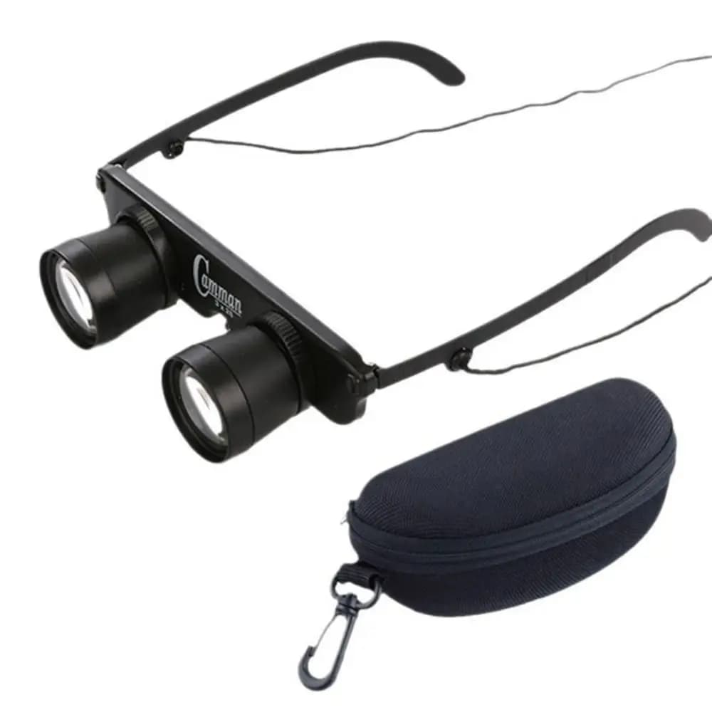 Binocolo da Pesca con Zoom 3X, Occhiali Ingrandenti ad Alta Definizione, Design Ergonomico