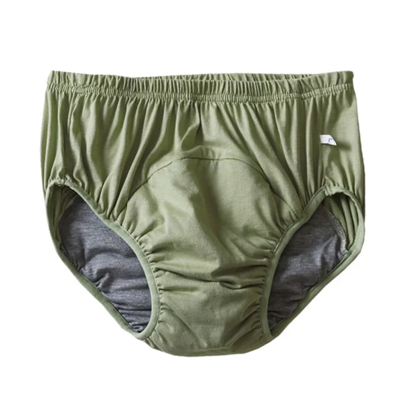 Pantaloni per pannolini per adulti antibatterici in grafene, biancheria intima per la cura dell'incontinenza per anziani, slip a prova di perdite, comodi e assorbenti