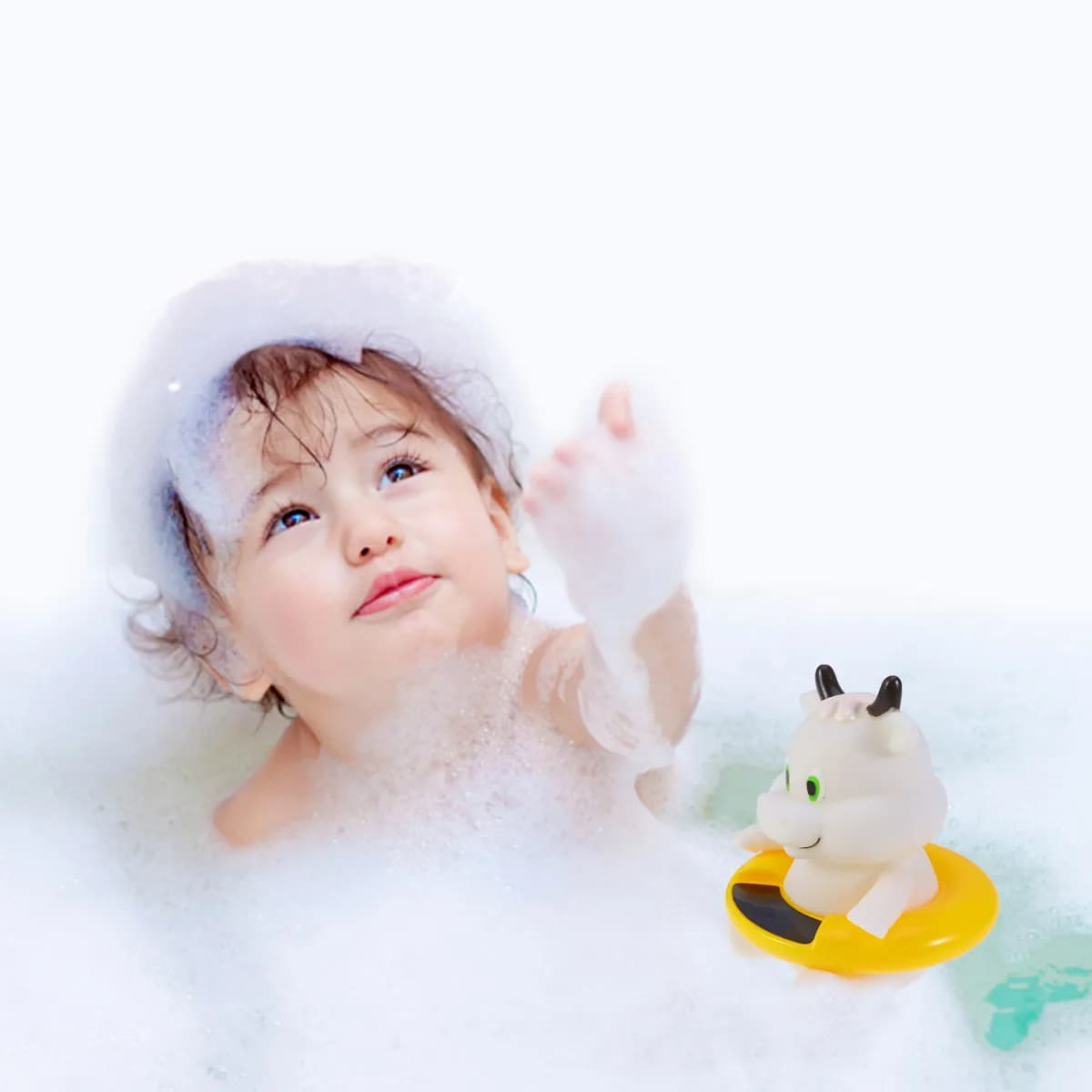 Termometro da Bagno Galleggiante a Forma di Rana Cartoon, in Materiale ABS Sicuro, per Misurare la Temperatura dell'Acqua nella Vasca dei Bambini