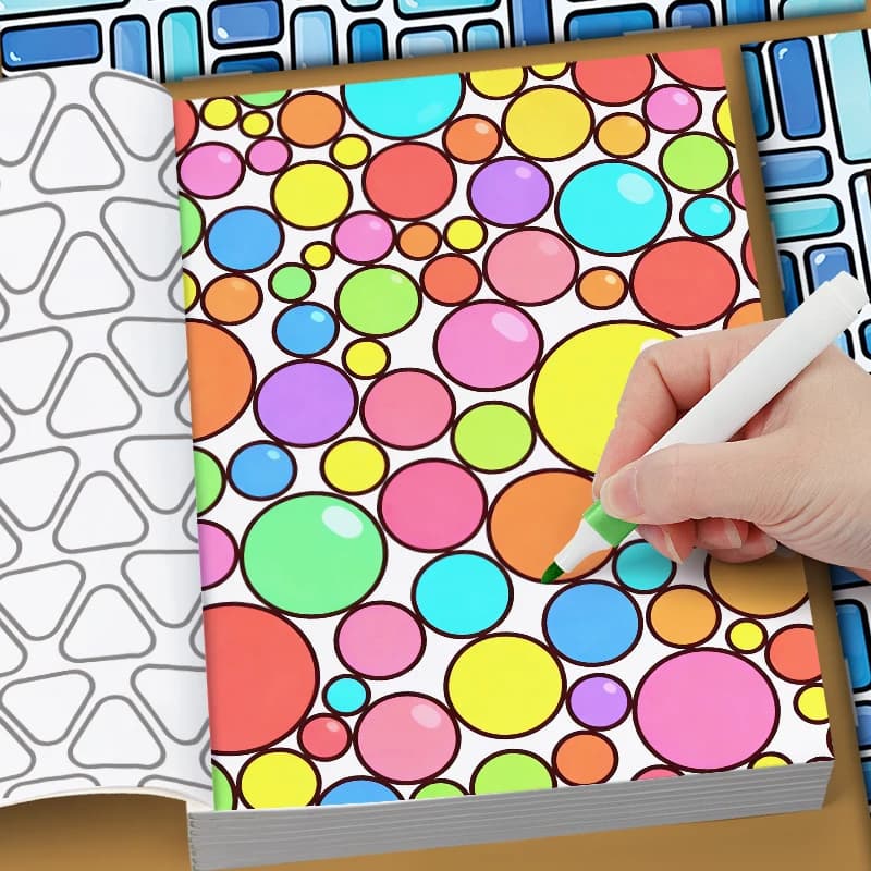 Preschool enlightenment drawing book for easy doodling, free creation, suitable for children aged 3 and above to use