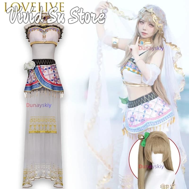Love Live Kosaka Honoka Minami Kotori Tojo Nozomi Dancer Series Cute Long Dress Cosplay Anime For Fans School Idol Project Party