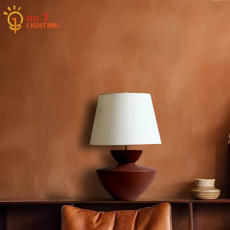 Lampada da Tavolo in Resina di Design Giapponese Wabi-sabi, LED E27, Illuminazione Decorativa Artistica per Camera da Letto, Soggiorno, Bar, Hotel, Villa