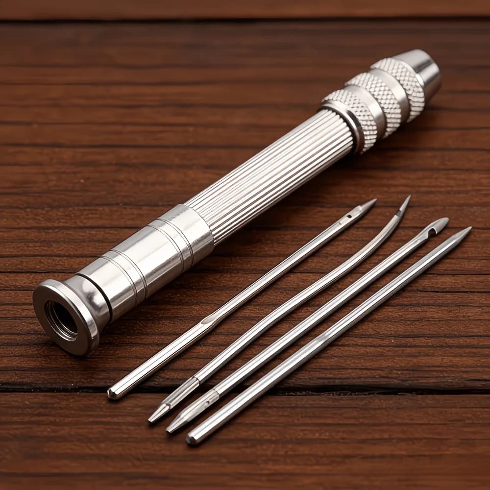 5pcs multifunctional tapered needle shoe crochet hook sole hook crochet shoe thread binding tool