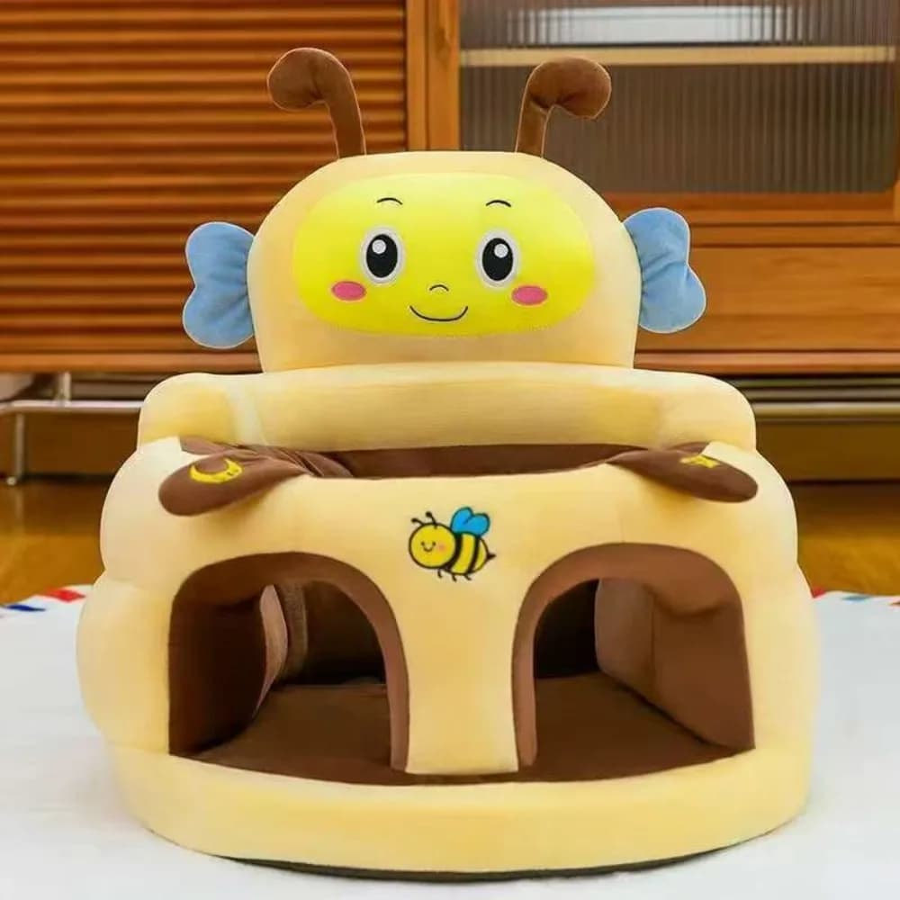 Anti-Fall Baby Learning Chair Heightened Design Booster Seat Toddler Seat Cushion Comfortable Cushion Cartoon Style