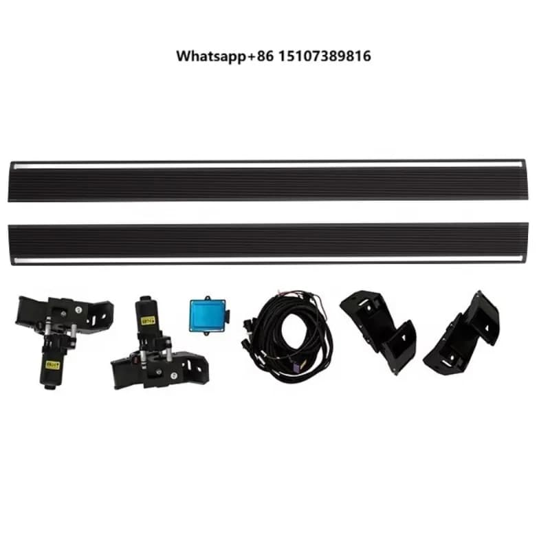Electric Side Step Power Running Boards for Silverado /GMC Sierra 1500 2500 3500 Black Powder Coated 100% Waterproof