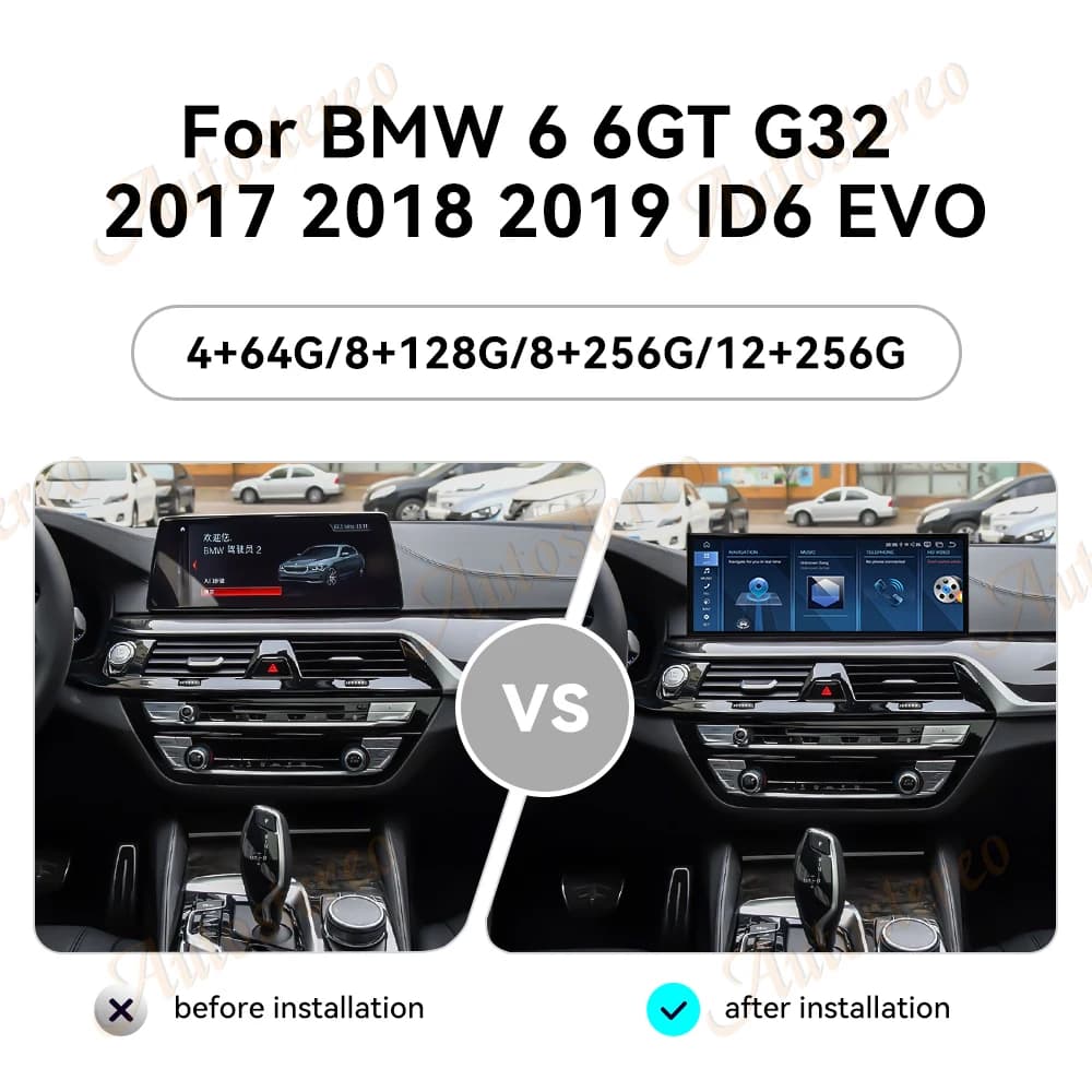 15.8 pollici Qualcomm Android 13 Carplay Per BMW 6 6GT G32 2017 2018 2019 Auto Lettore Multimediale di Navigazione GPS Auto Radio unità principale