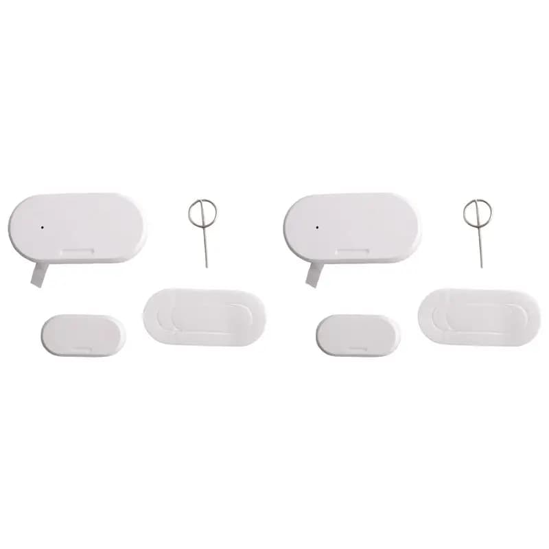 Sensori di Contatto Intelligenti Tuya Zigbee 3.0, Trasduttori di Sicurezza per Porte e Finestre, Compatibili con Smart Life Home (2 Pezzi)