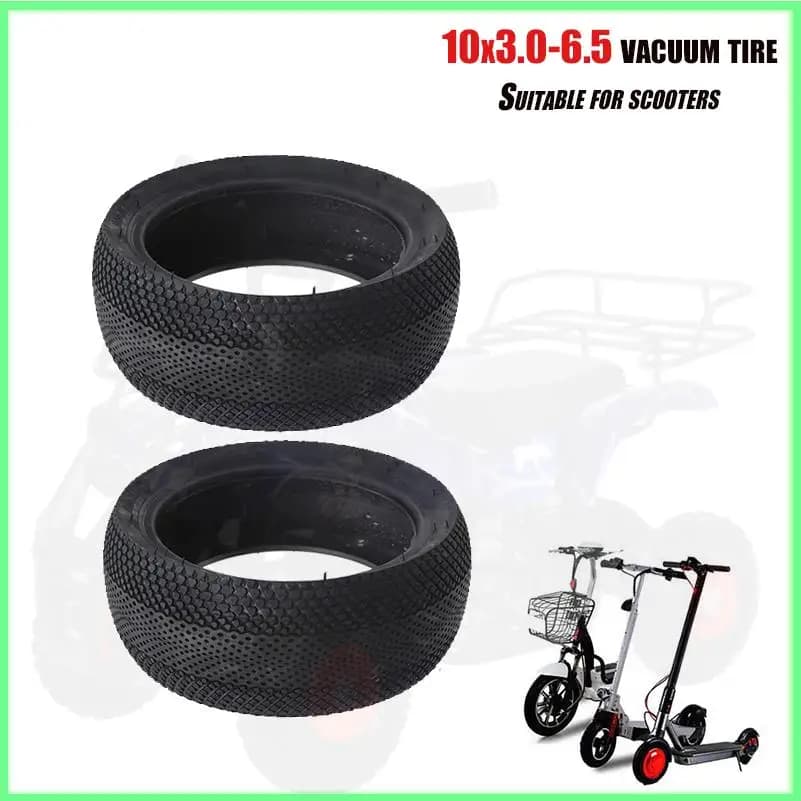 Pneumatico Tubeless 10x3.0-6.5 per Monopattini Elettrici Zero 11X Kaabo Wolf, Antipuntura, Gomma Sottovuoto Anteriore e Posteriore