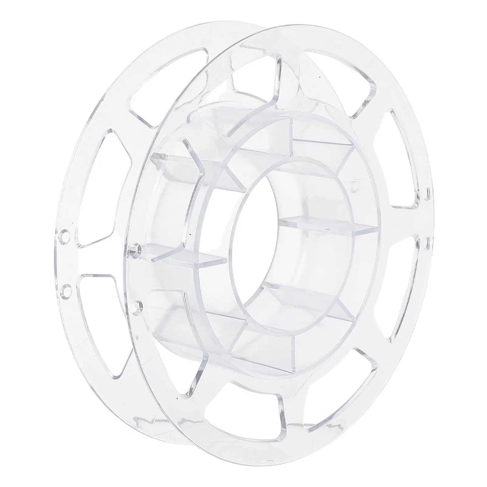 3D Printing Empty Filament Spool 200G Winding Reel For Pla Abs Petg Tpu 2.2" Hole Reusable Spool Reel Holder For Filament Refill