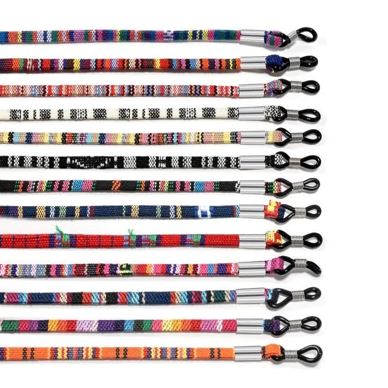 Bohemian Style Eyeglass Lanyard Straps Unique Ethnic Pattern Soft Sunglass Rope Ideal Gift for Friend Family Daily Wear