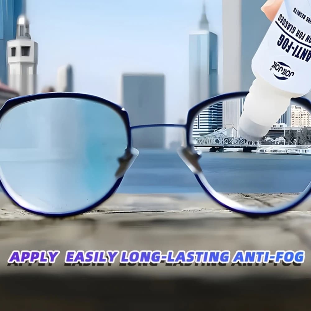 Professional level anti-fog spray: long-lasting fog prevention, clear vision, suitable for swimming glasses, safety glasses, He