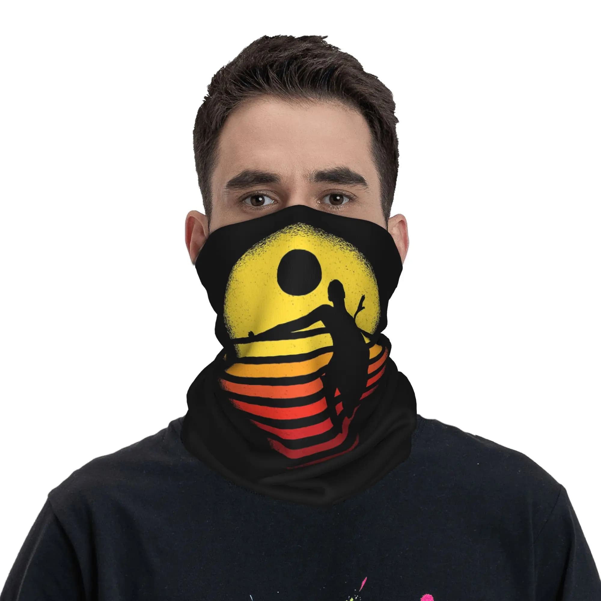 Multifunctional anti-wind band printed for beach volleyball, sport, cycling, man, woman, adult
