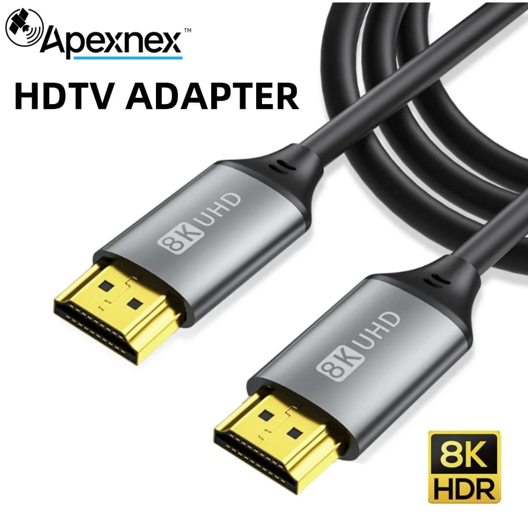 The 8K HDMI cable and 8K high-definition TV cable is suitable for PS5 televisions, Xbox monitors, Ethernet, etc.
