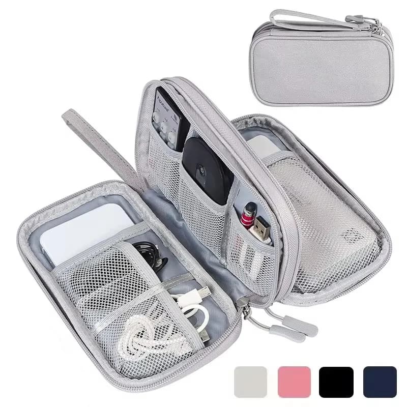 Borsa di stoccaggio impermeabile Organizzatore elettronico digitale Caricatore per prodotto digitale USB portatile Custodia per cavi da viaggio