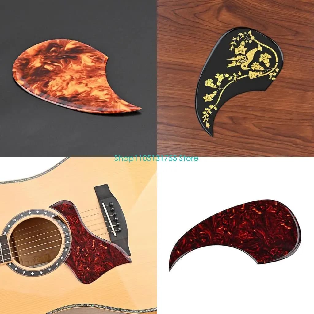 K0EF Battipenna per chitarra acustica Piastra protettiva autoadesiva antigraffio per chitarra acustica