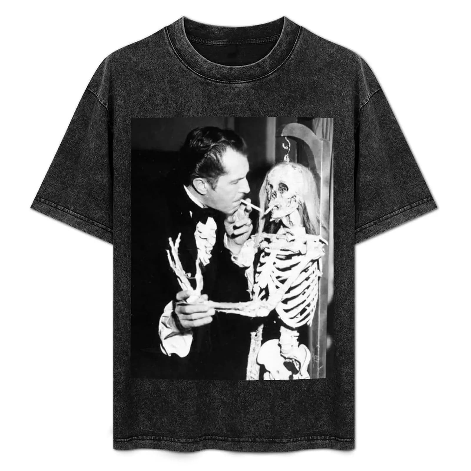 T-shirt Vincent Price T-shirt semplice e casual in cotone a maniche corte