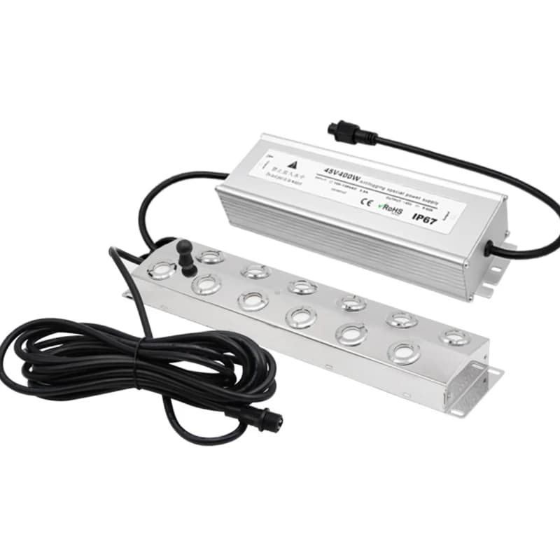 DC45V 2/4/6/8/10/12 Testa In Acciaio Inox Umidificatore Ad Ultrasuoni Mist Maker Fogger Serra Idroponica Spruzzatore di Nebbia Generatore