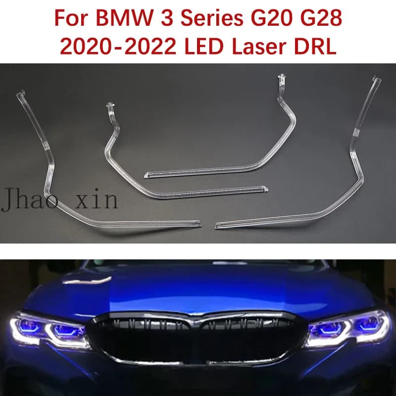 Ballast Module Lamp Angel Eye White Light Car Daytime Lights DRL Guide Strip for BMW 3 Series G20 G28 20-2022 LED Laser DRL Lamp