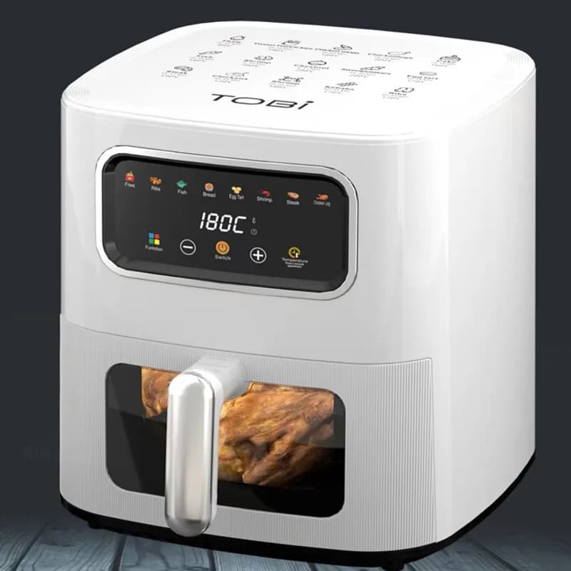 10L Large Capacity Multifunctional Electric Air Fryer OvenDigital Control Healthy Modern air Fryer Fast Steam Air Fryer