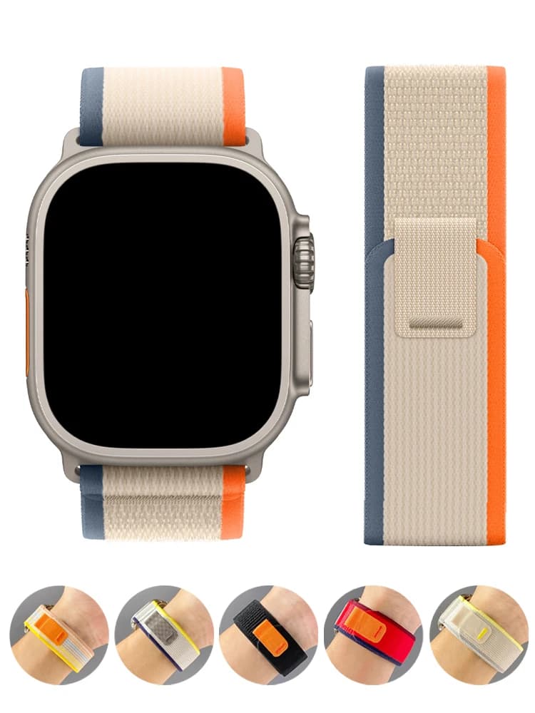 Cinturino Trail Loop per Apple Watch Ultra 3 2 band 49mm 44mm 45mm 40mm 41mm 46mm 42mm Bracciale Correas iWatch Series 11 10 SE 8 9 7