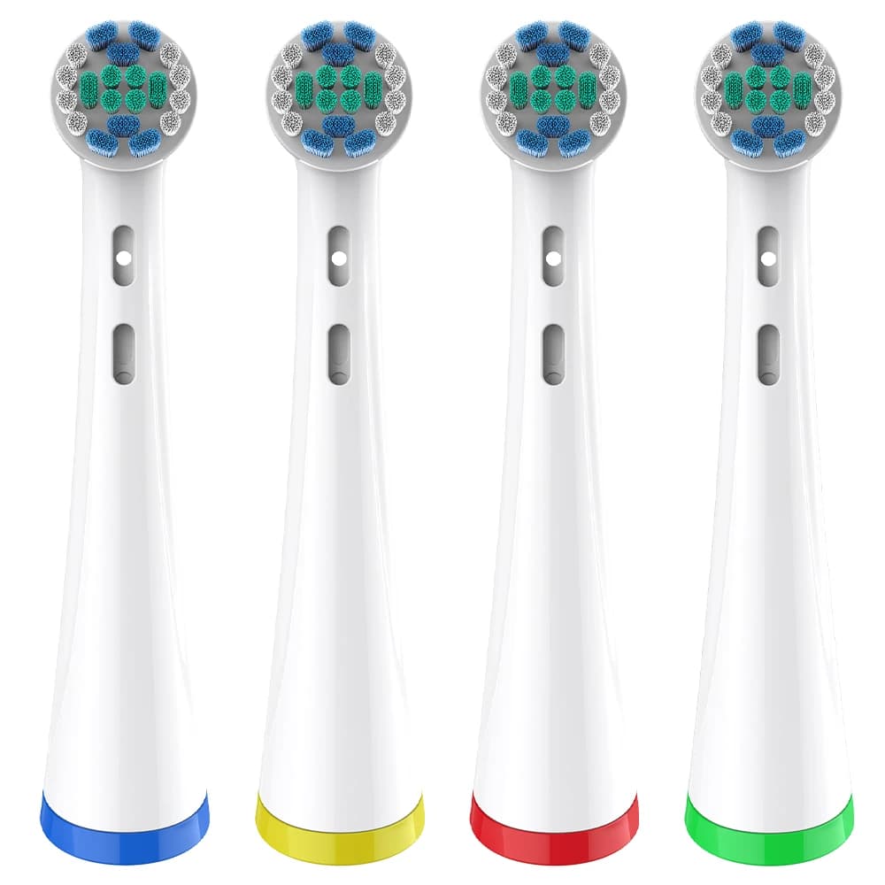 Testine di ricambio 4-8-12x compatibili con lo spazzolino elettrico Oral B iO 2/3/4/5/6/7/8, testina per una pulizia di precisione
