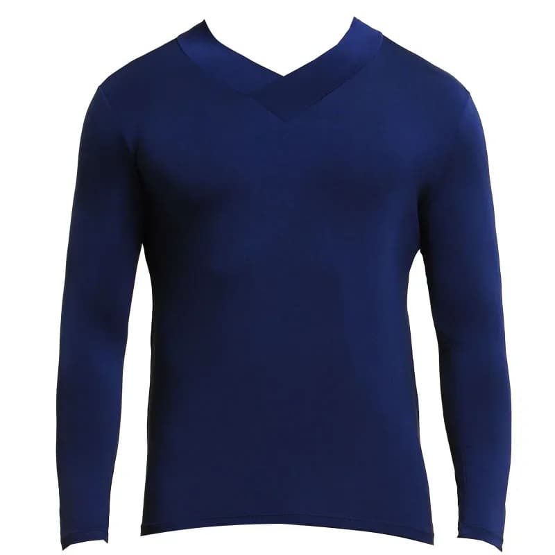 Men's autumn clothes turtleneck single piece warm and cold underwear thin bottoming shirt slim fit modal clothes autumn