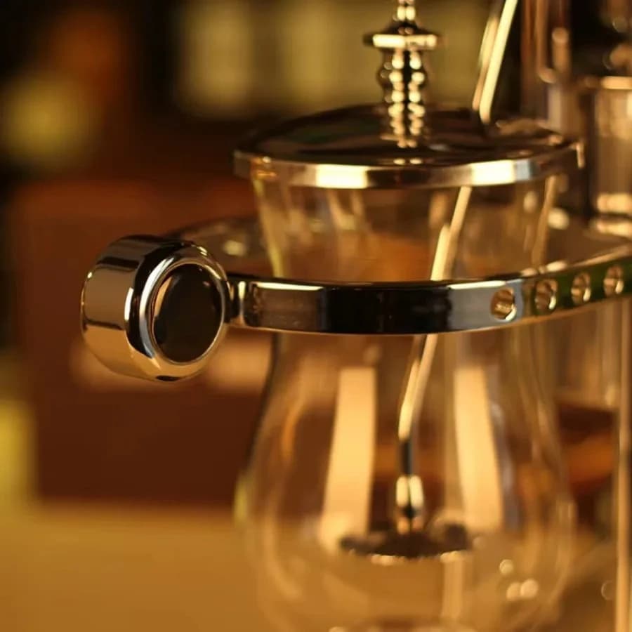 Luxury Vintage Style Home Coffee Maker Pot Belgian Royal Coffee Machine Set Siphon Drop Manual Coffee Grinder