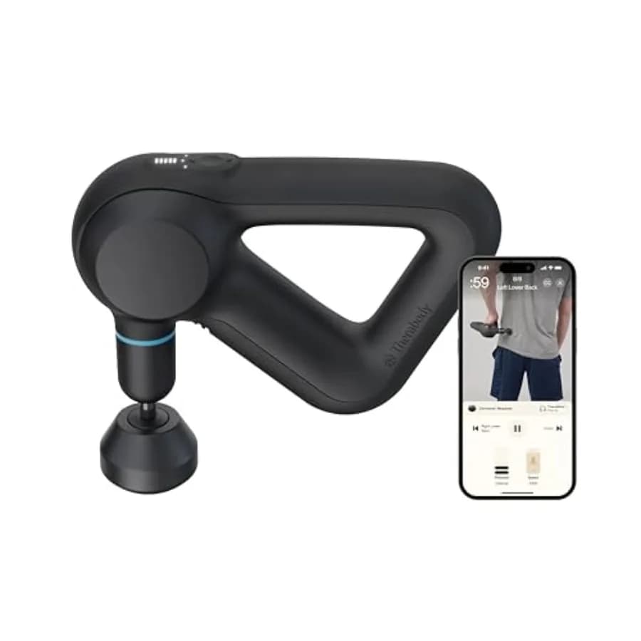 Therabody Prime 5th Generation - Background Therapeutic Massage Gun - Personal Massage with Bluetooth to Relieve Pain