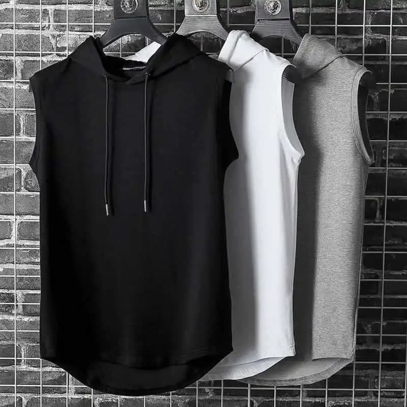 MRMT 2026 Nuovissime Canotte da Uomo, Gilet Senza Maniche, Magliette con Cappuccio da Uomo, Top Hip Hop, Canotta con Cappuccio da Uomo