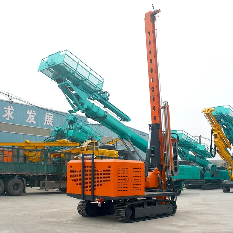Solar Ground Screw Pile Driver PV Mounting Foundation Machine Yuchai Engine Reliable Durable for Various Ground Martillo Pilotes