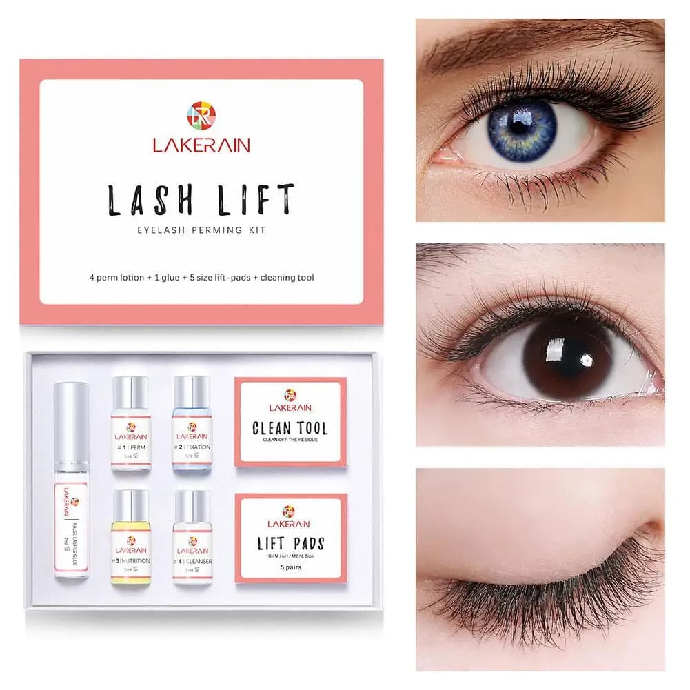 Eyelash Lift Kit Semi-Permanent Eyelash Potentiator Permanent Lifting Lotion Fixing Colla Curly Lasher Beauty Salon Professional Use Kit