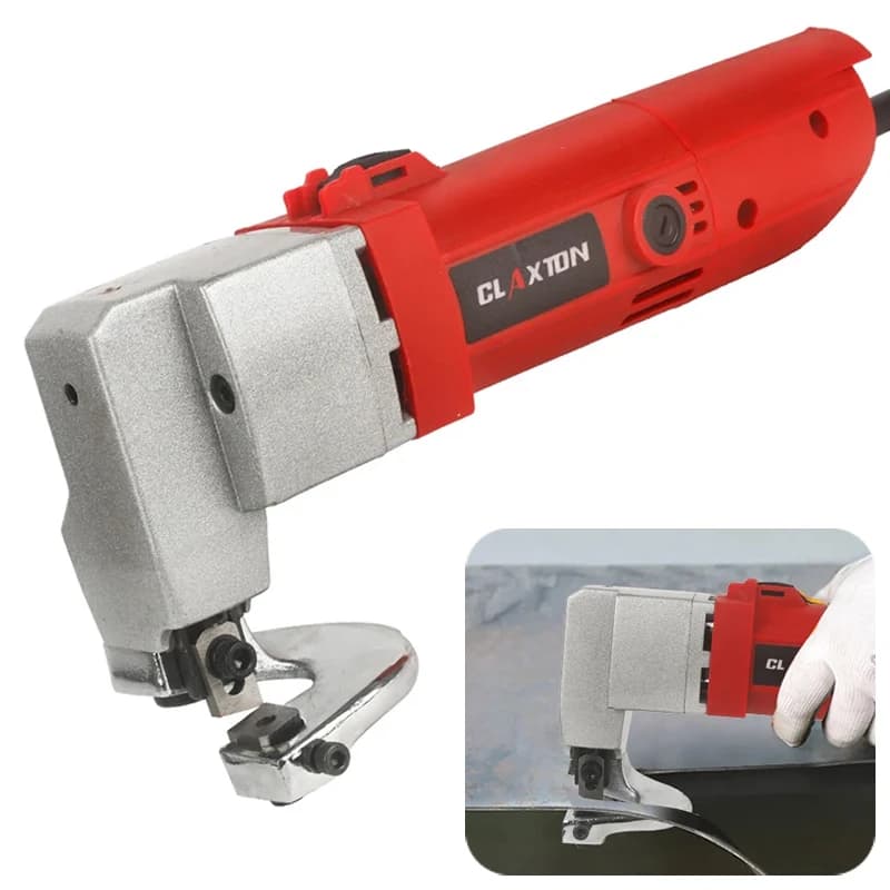 Cesoie elettriche per lamiera Cesoie elettriche per metallo da 2,5 mm 580 W per il taglio di piastre in ferro e acciaio morbido Utensili da taglio per pannelli metallici