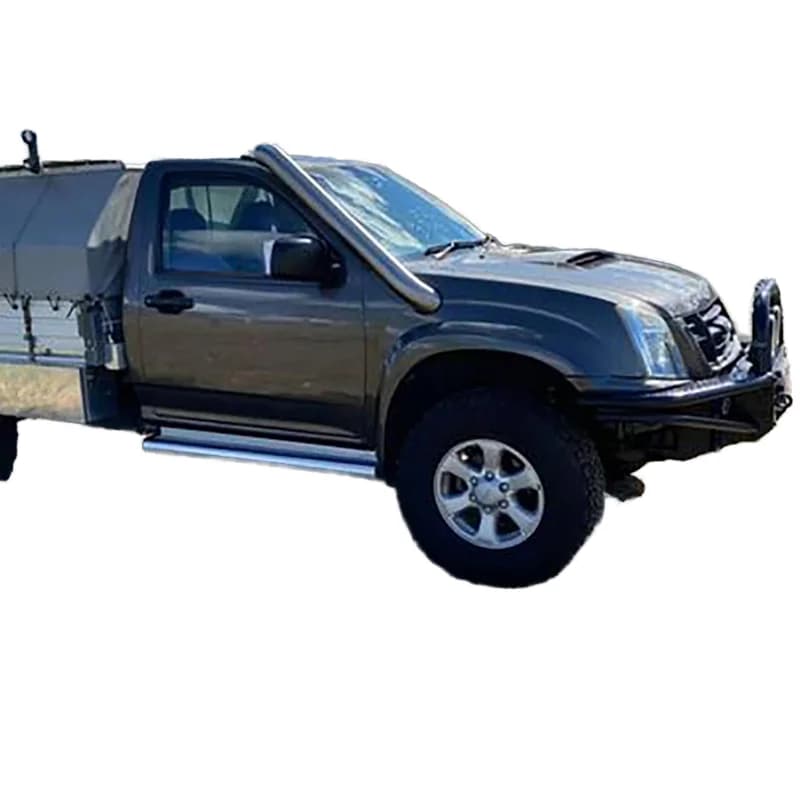 Snorkel per auto in acciaio inossidabile argento fuoristrada di produzione 4wd per snorkeling per camion in acciaio inossidabile Isuzu D-max 4x4 Design diverso personalizzato