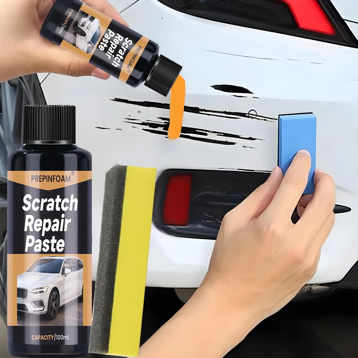 Rimozione graffi per auto Cura della vernice Rimozione automatica Graffi Riparazione Lucidatura Auto Corpo Rettifica Composto Antigraffio Cura della cera P102