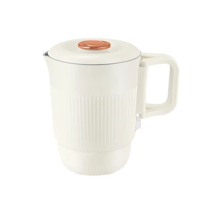Folding kettle travel portable kettle 304 stainless steel electric kettle double-layer anti-scalding
