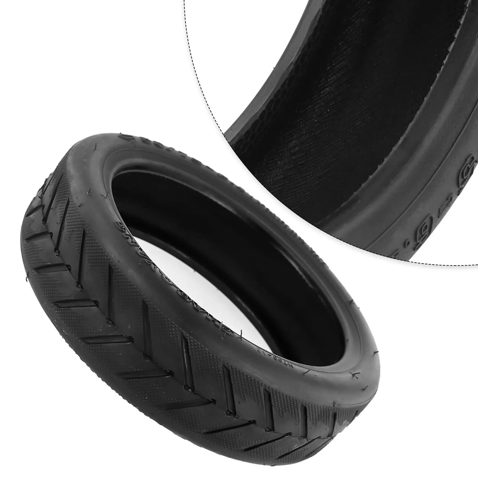 Per 50/75-6.1 Pneumatico Tubo Interno Pneumatico Esterno 8.5 Pollici Nero Scooter Elettrici Parte Affidabile Strumento di Riparazione di Ricambio