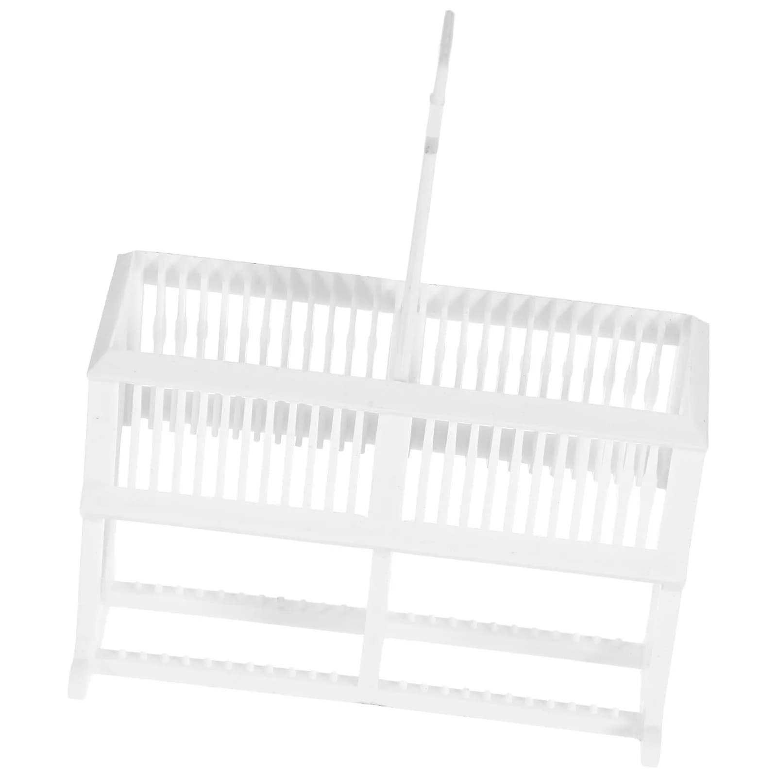 Porta-objettivi per microscopio in plastica di grado laboratorio, supporto per l'archiviazione di vetrini per ricerche, esperimenti, insegnamento scolastico e uso in laboratorio