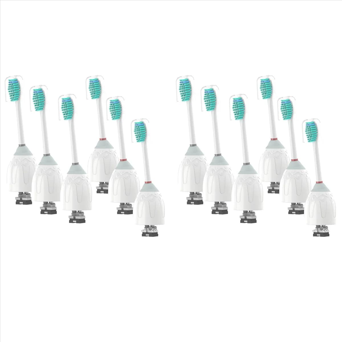 12-piece toothbrush spare heads for Philip Sonicare HX7001/ HX7002/ HX7351/ HX5100/