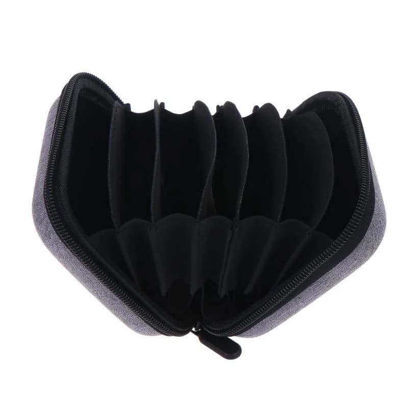 Camera Lens Hard Filter Storage Case Box Water Resistant Shockproof Dust Proof Carrying Bags Expanding Dividers
