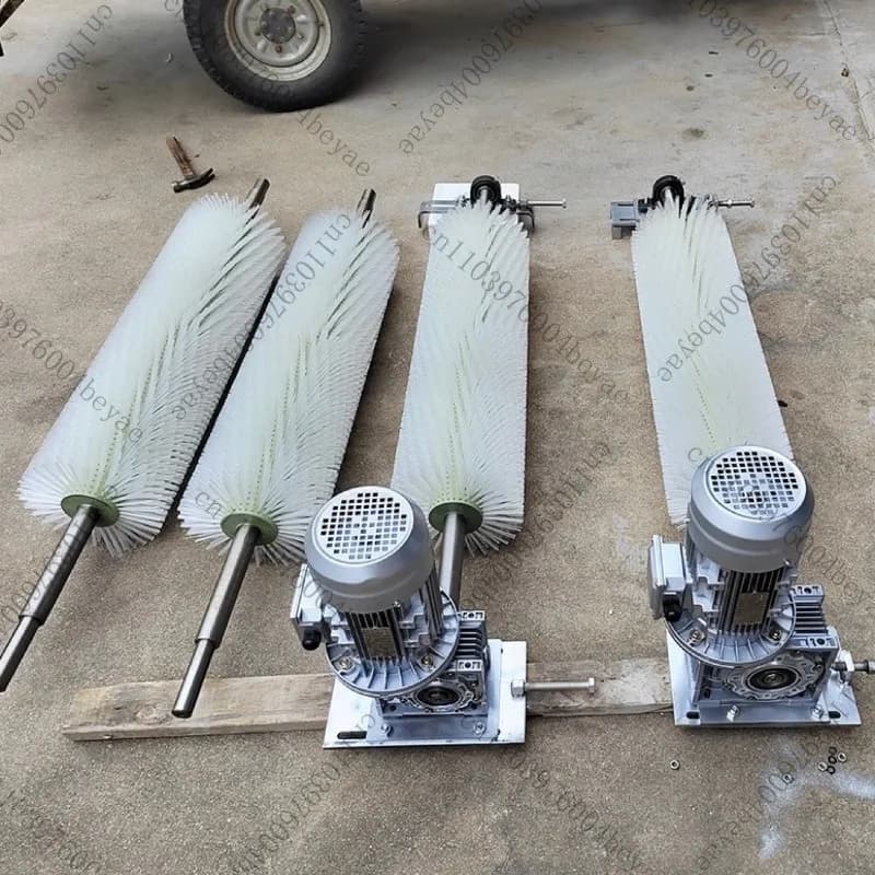 Spazzola a Rullo Elettrica B1200, Pulitore Non Motorizzato con Spazzola a Spirale, Pulizia di Grado Industriale